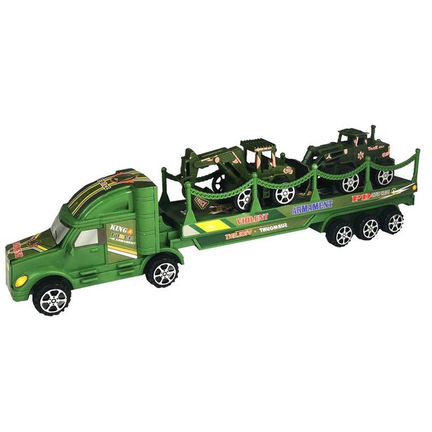 Military Toy Truck Carrier with 2 Military Cars - Toys for Boys offers at R 149