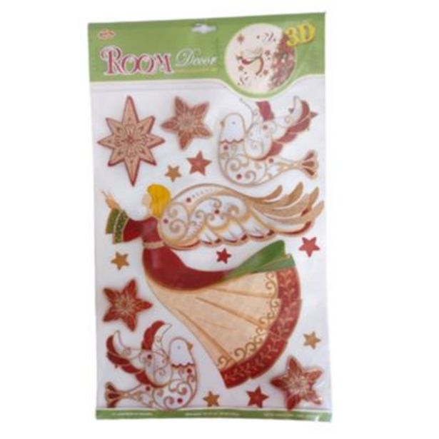CHRISTMAS ROOM DECOR WINDOW DECAL 3D offers at R 82,9