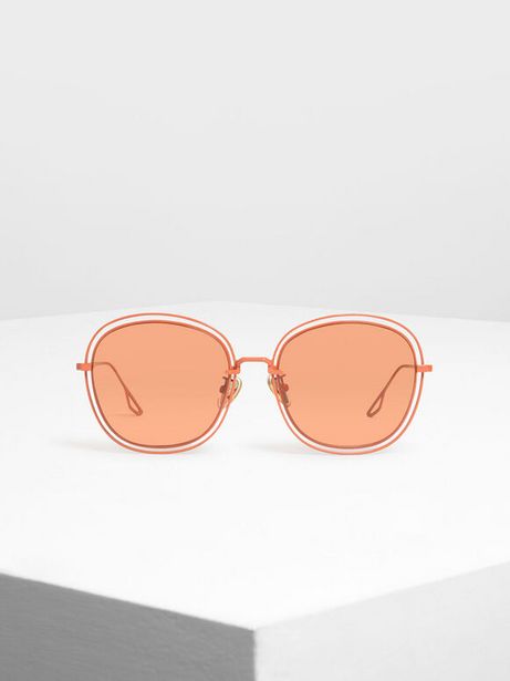 Double Wire Frame Shades
 - orange
 offers at R 46