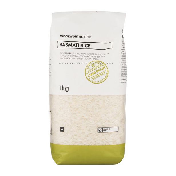 Basmati Rice 1 kg offers at R 44,99