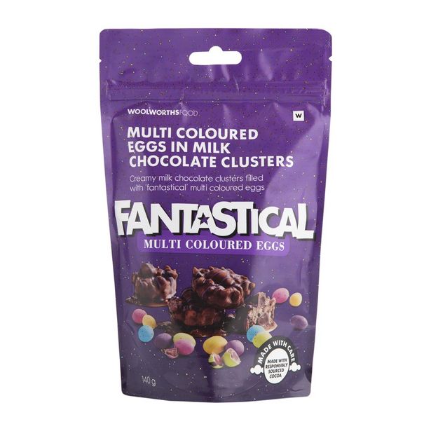 Fantastical Multi Coloured Egg Milk Chocolate Bites 140 g offers at R 44,99