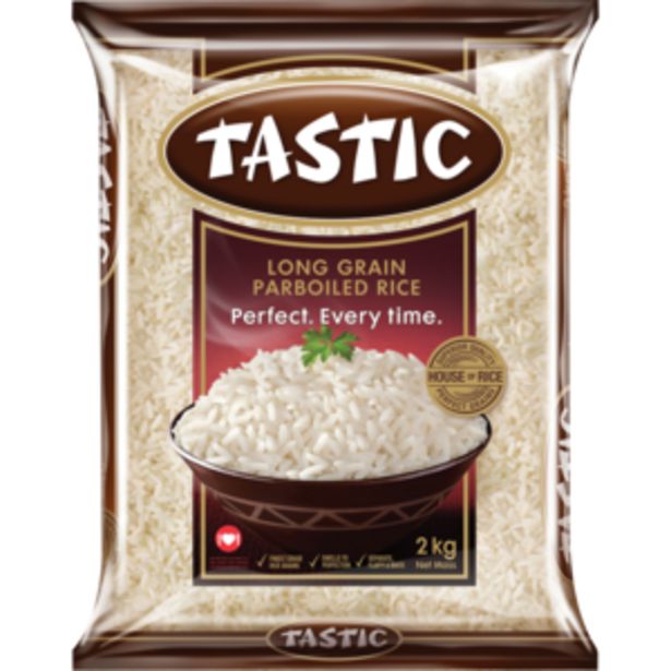 Tastic Long Grain Parboiled Rice 2kg offers at R 35,99