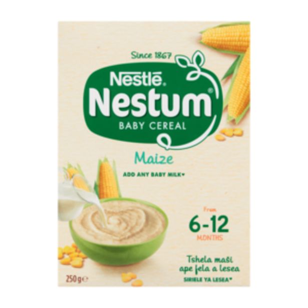 Nestlé Nestum Maize Flavoured Baby Cereal 250g offers at R 22,99