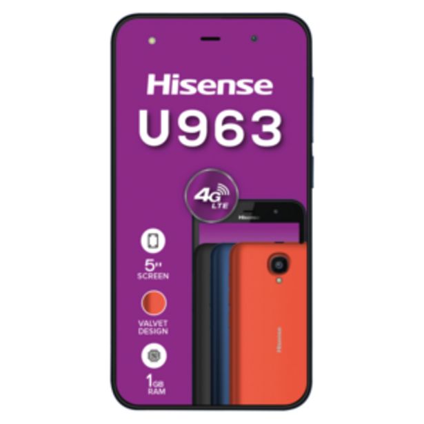Hisense U963 Black Mobile Phone offers at R 799