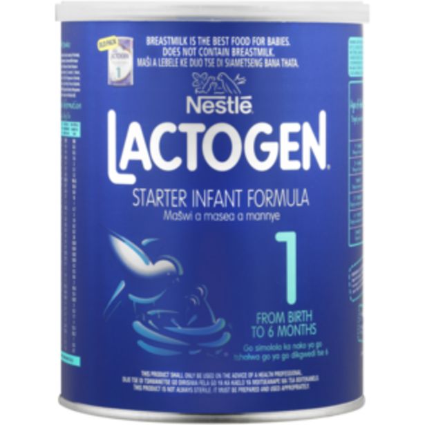 Nestlé Lactogen 1 Infant Formula 900g offers at R 119,99