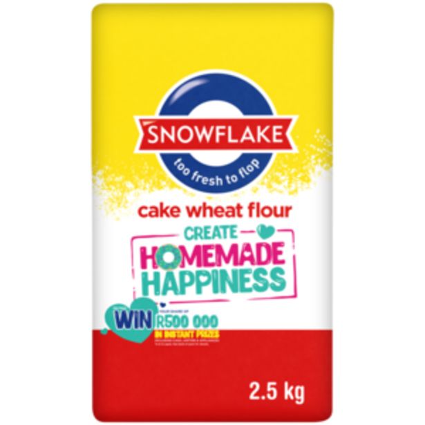Snowflake Cake Wheat Flour 2.5kg offers at R 29,99