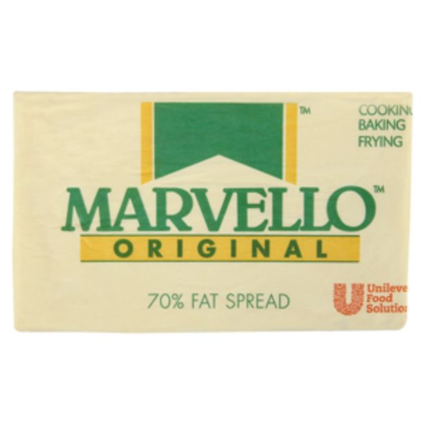 Marvello Original Baking Margarine Brick 500g offers at R 21,99