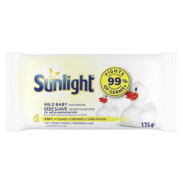 Sunlight Mild Baby Bath Soap 175g offers at R 8,99