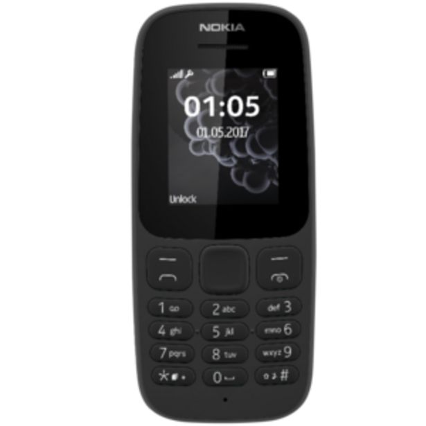 Nokia 105 Black Mobile Phone offers at R 279