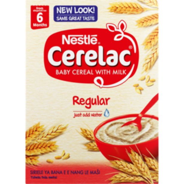 Nestlé Cerelac Regular Baby Cereal With Milk 250g offers at R 41,99