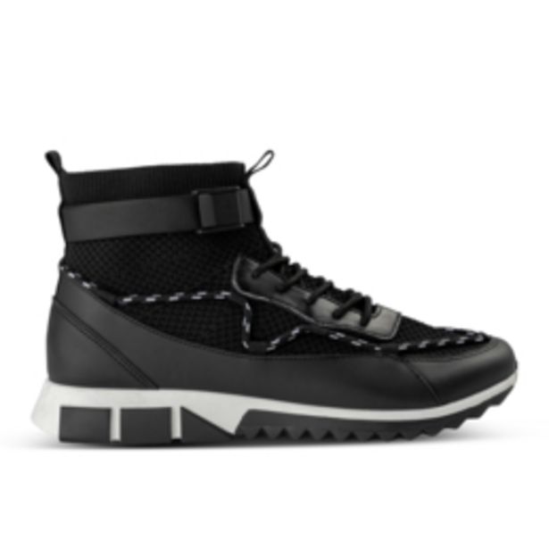 Men's Black &amp; White Lace Up Boot offers at R 149,99