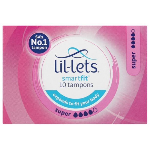 Lil-Lets Tampons Super 10's offers at R 8,99