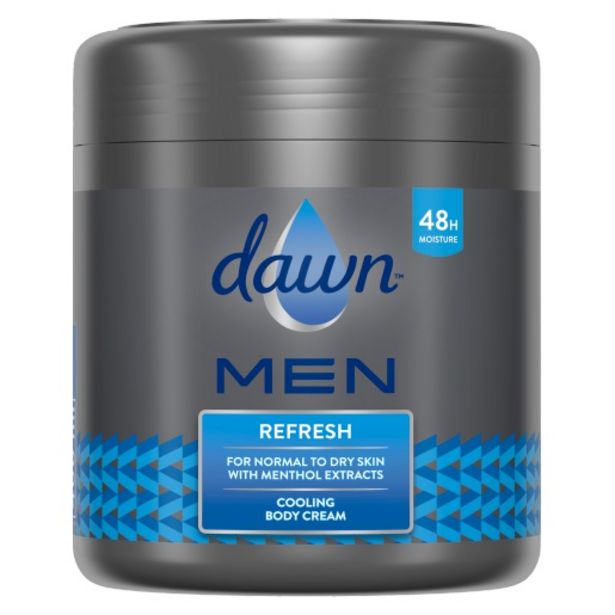 Dawn Body Cream Men 400, ML offers at R 17,99