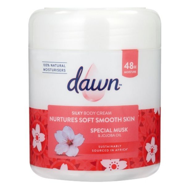 Dawn Body Cream 400, ML offers at R 17,99
