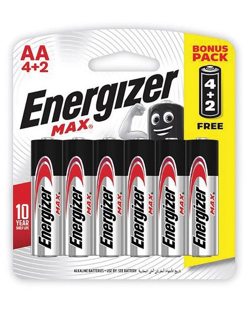 Energizer 4+2 AA MAX Batteries offers at R 75