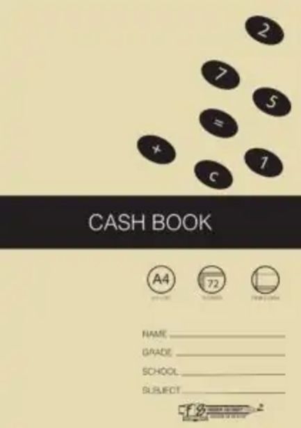 A4 Soft Cover Accounting, 72 pages, Treble Cash offers at R 7