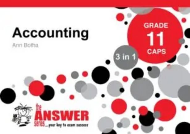 Answer Series Grade 11 Accounting 3 In 1 Caps Study Guide,The offers at R 219