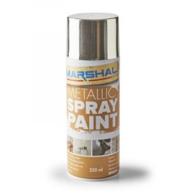 Marshal Spray Paint, Chrome, 350ml offers at R 63