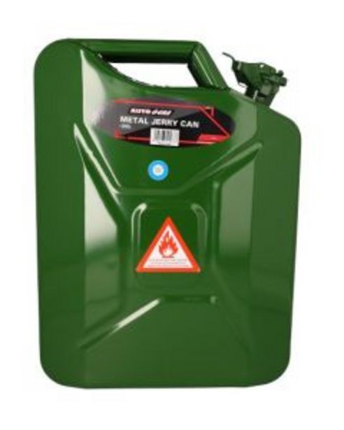 Autogear Metal Fuel Container 20 Litre Green - Petrol offers at R 329