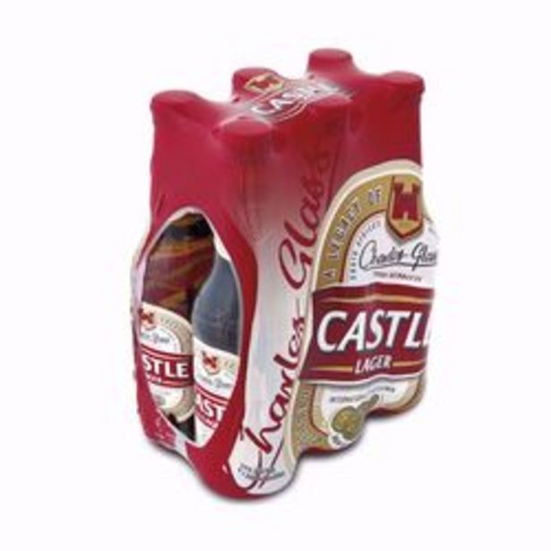 Castle Lager NRB (6 X 340ml) offers at R 69,99