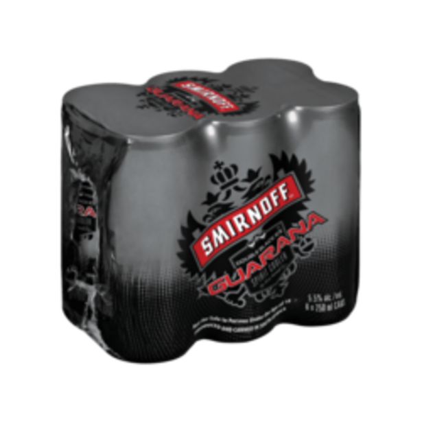 Smirnoff Ice Guarana Can (6 X 250ml) offers at R 94,99 in Liquor City