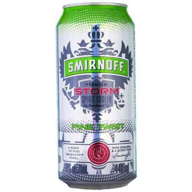 SMIRNOFF STORM PINE TWIST 440M offers at R 125 in Norman Goodfellows