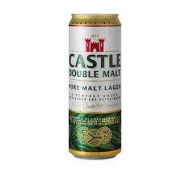 CASTLE DOUBLE MALT CAN 410ML offers at R 79 in Norman Goodfellows