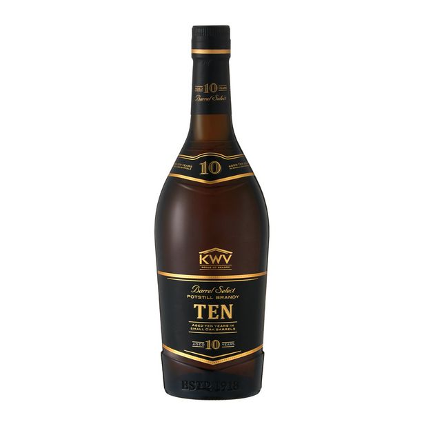 KWV 10YR BRANDY 750ML offers at R 349 in Norman Goodfellows