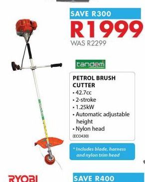 Petrol bursh cutters offers at R 1999