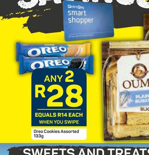 Oreos 2 offers at R 28