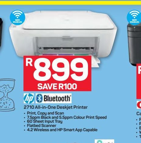 HP printer offers at R 899