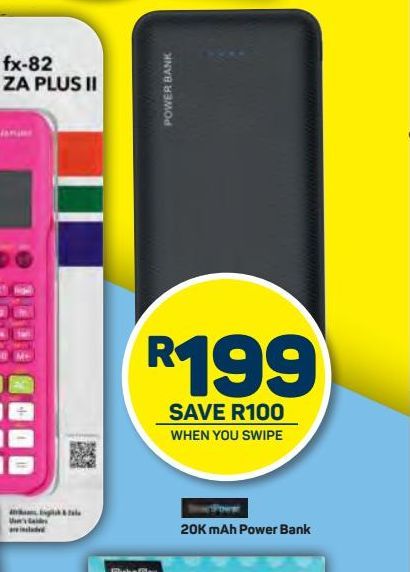 Power bank offers at R 199