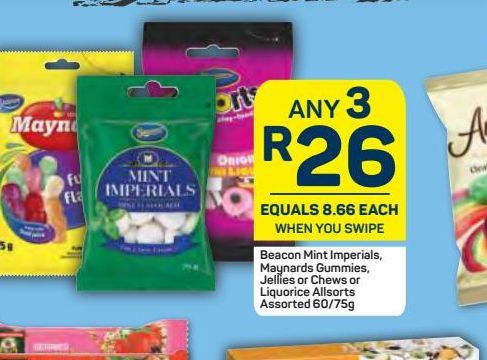 Beacon Jellies 3 offers at R 26