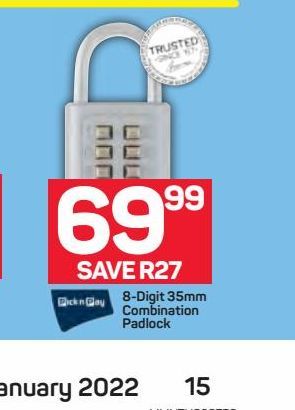 Lockset offers at R 69,99