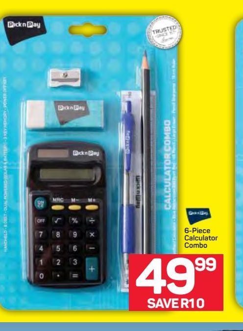 Calculator combo offers at R 49,99