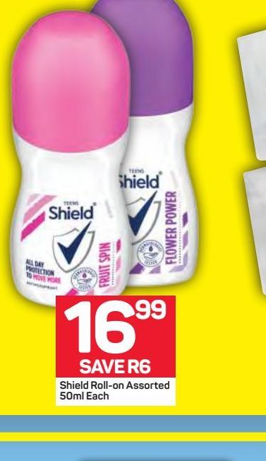 Shield Roll-On offers at R 16,99