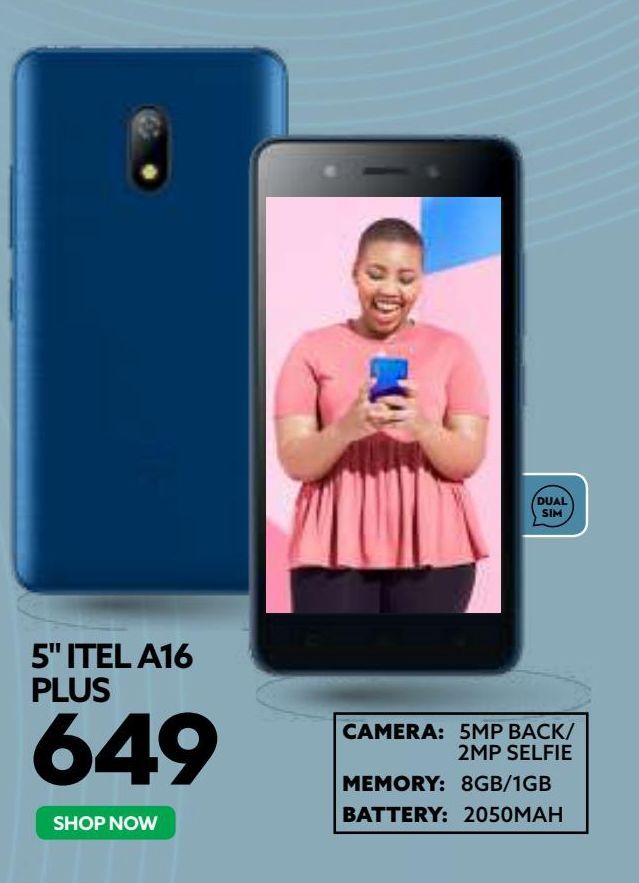 Smartphones offers at R 649