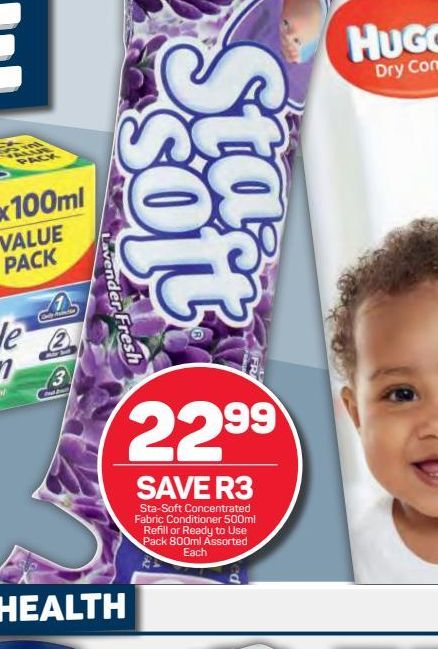 Sta-Soft Fabric Softener  offers at R 22,99