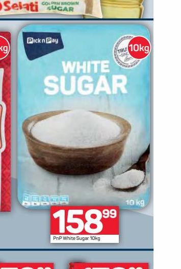 PnP sugar offers at R 158,99