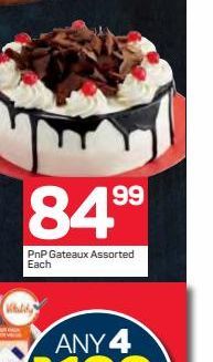 Cakes offers at R 84,99