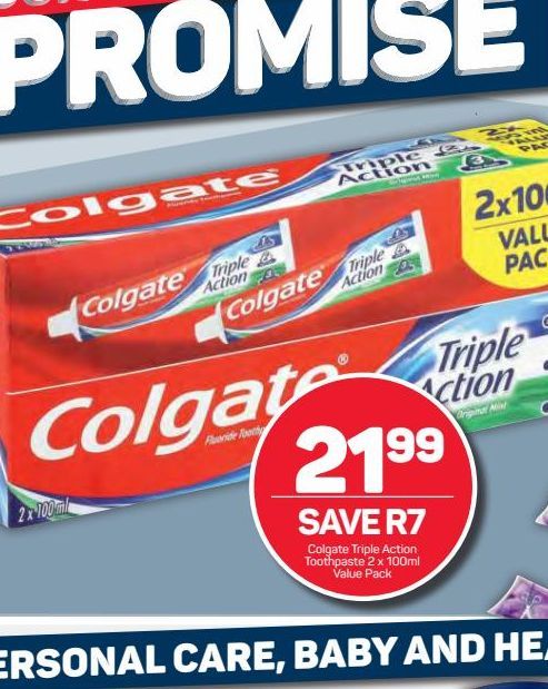 Colgate Toothpaste offers at R 21,99