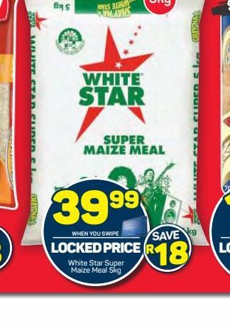 White Star Maize Meal  offers at R 39,99