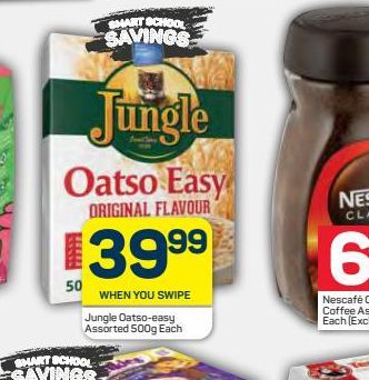 Jungle Oats  offers at R 39,99
