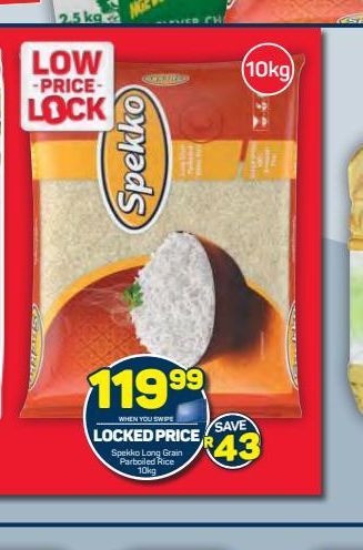 Spekko Long Grain Rice offers at R 119,99