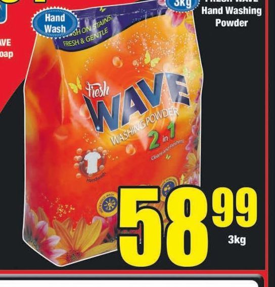 Fresh Wave washing powder  offers at R 58,99