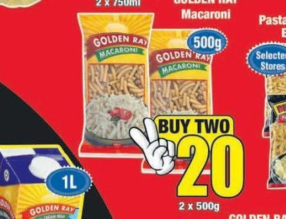 Golden Ray Macaroni 2 offers at R 20