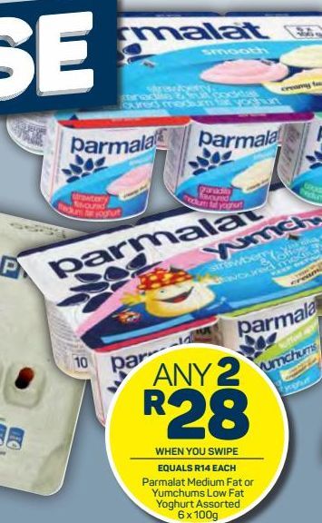 Parmalat Smooth Yoghurt  2 offers at R 28
