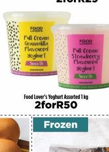Food Lover's Yoghurt 2 offers at R 50