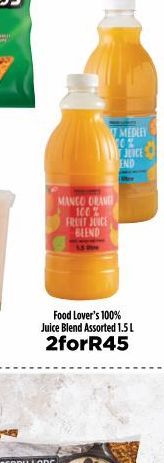 Food Lover's Juice 2 offers at R 45