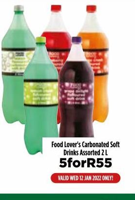 Food Lover's Soft Drinks 5 offers at R 55